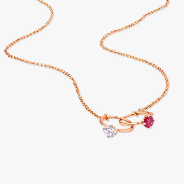 Radiant Union Diamond Pendant with Chain,,hi-res 5