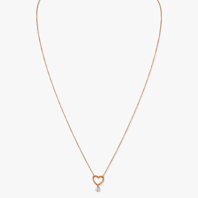 Romantic Diamond Pendant with Chain