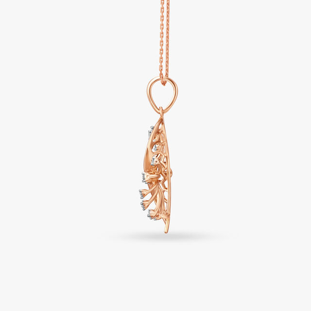 Rhapsody in Rose Gold and Diamond Pendant 2
