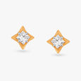 Modern Sophistication Diamond Stud Earrings 