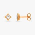 Modern Sophistication Diamond Stud Earrings 2