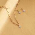 Exquisite Diamond Necklace Set 