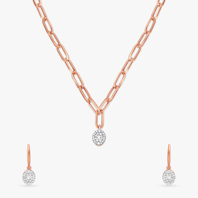 Exquisite Diamond Necklace Set 3