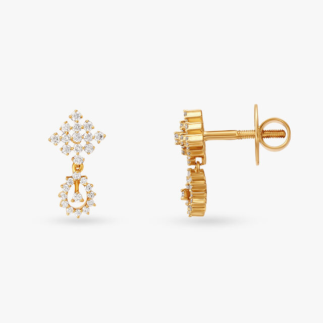 Dazzling Dance Diamond Drop Earrings 2