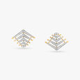 Ascending Art Diamond Stud Earrings 2