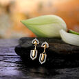 Contemporary Sparkle Diamond Stud Earrings 2
