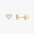 Contemporary Sparkle Diamond Stud Earrings 8
