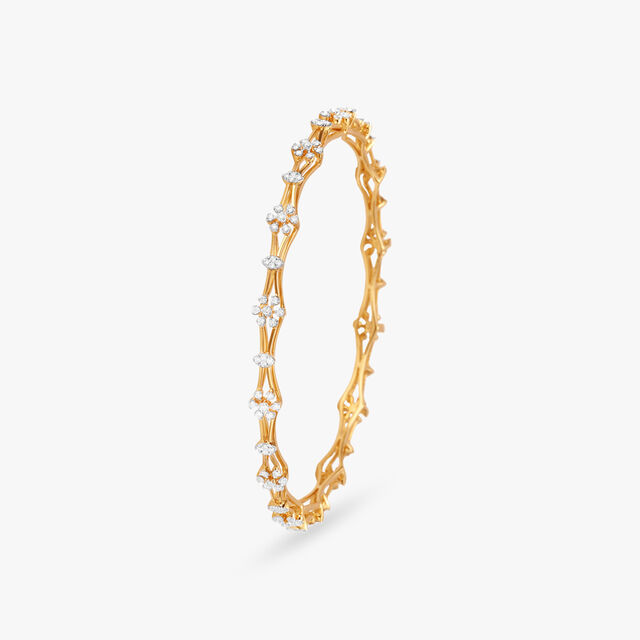 Shimmering Diamond Bangle 2