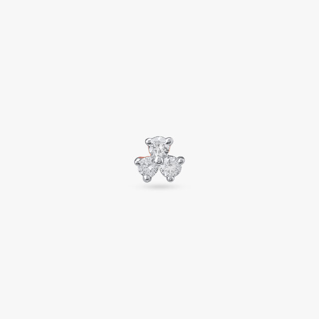 Tiny Trio Diamond Nose Pin