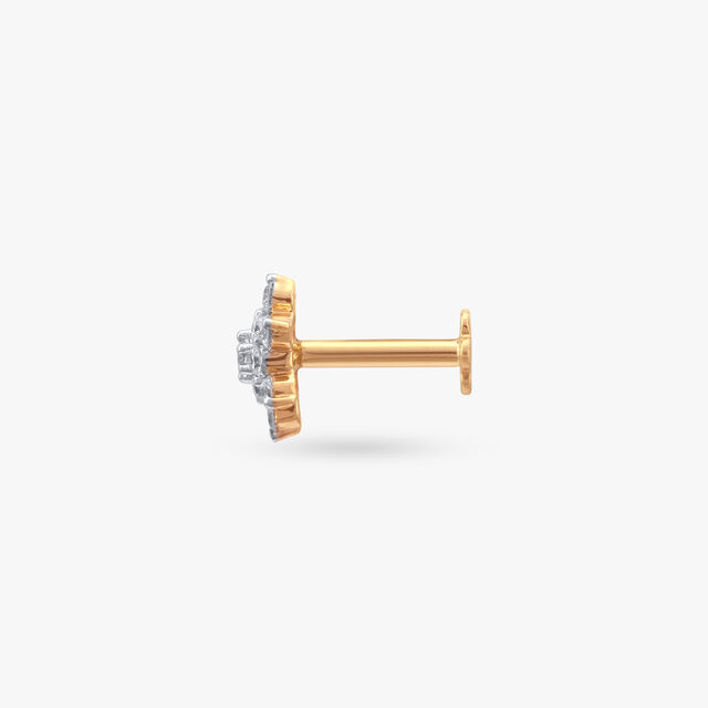 Heirloom Blossom Diamond Nose Pin