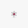 Ruby Bloom Diamond Nose Pin 2
