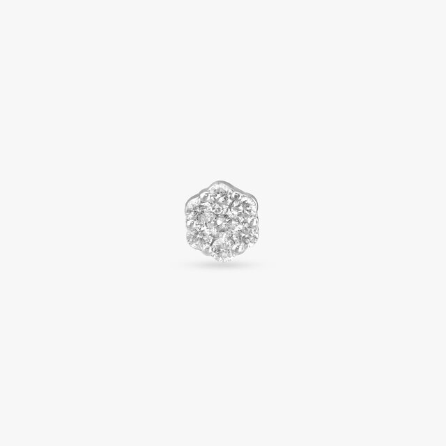 Petite Cluster Diamond Nose Stud
