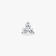 Triangle Gleam Diamond Nose Pin 2