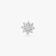 Starburst Bloom Diamond Nose Pin 2