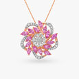 Blushing Blossom Diamond Pendant 