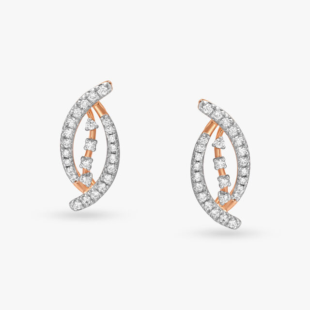 Spell Of Elegance Diamond Stud Earrings 