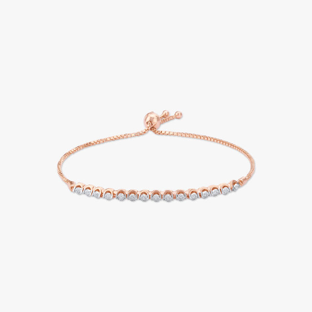Linear Elegance Diamond Bracelet