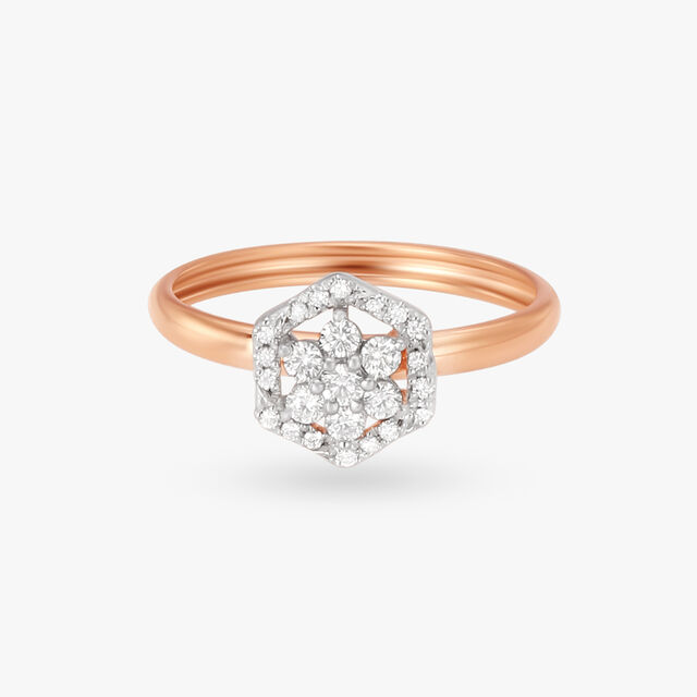 Elemental Diamond Finger Ring
