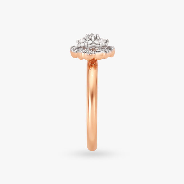 Elemental Diamond Finger Ring