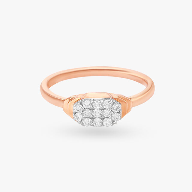 Radiant Diamond Finger Ring