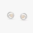 Concentric Florals Diamond Pendant and Earrings Set 4