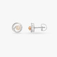 Concentric Florals Diamond Pendant and Earrings Set 5