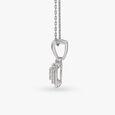 Dancing Squares Diamond Pendant and Earrings Set 3