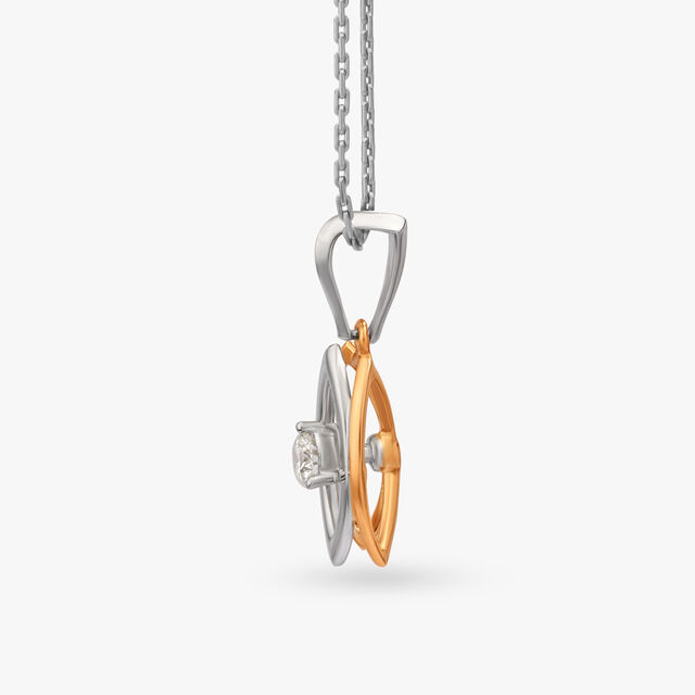 Eye of the Beholder Diamond Pendant and Earrings Set 3