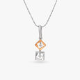 Dangling Designs Diamond Pendant and Earrings Set 2