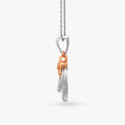 Cutesy Florals Diamond Pendant and Earrings Set 3