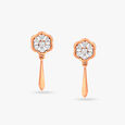 Stately Diamond Drop Earrings 