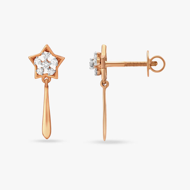 Delightful Diamond Drop Earrings 2