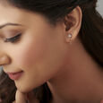 Sleek Geometry Diamond Drop Earrings 2