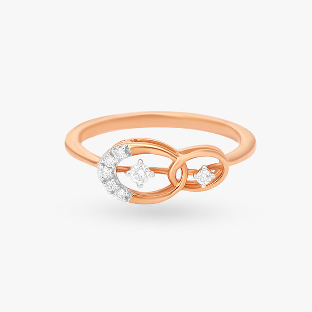 Oval Diamond Finger Ring