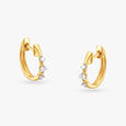 Timeless Fusion Diamond Hoop Earrings 
