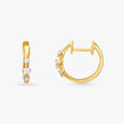 Timeless Fusion Diamond Hoop Earrings 2