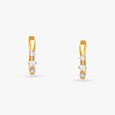 Timeless Fusion Diamond Hoop Earrings 3