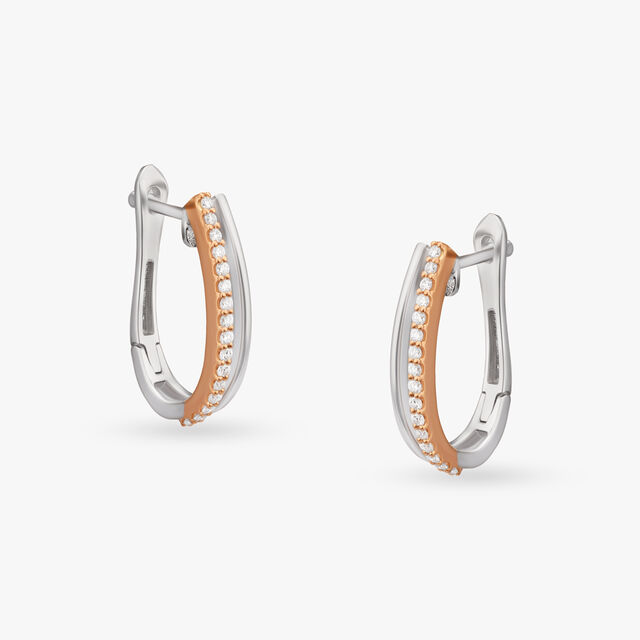 Tones of Success Hoop Earrings 