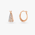 Undeniable Dazzle Diamond Hoop Earrings 2
