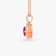 Crimson Delight Diamond Pendant 2