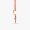 Exquisite Rose Gold Diamonds Pendant 2