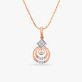 Twist Of Elegance Diamond Pendant 
