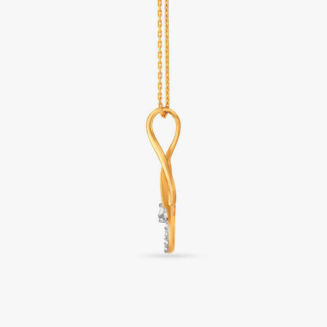 Delicate Diamond Pendant 2