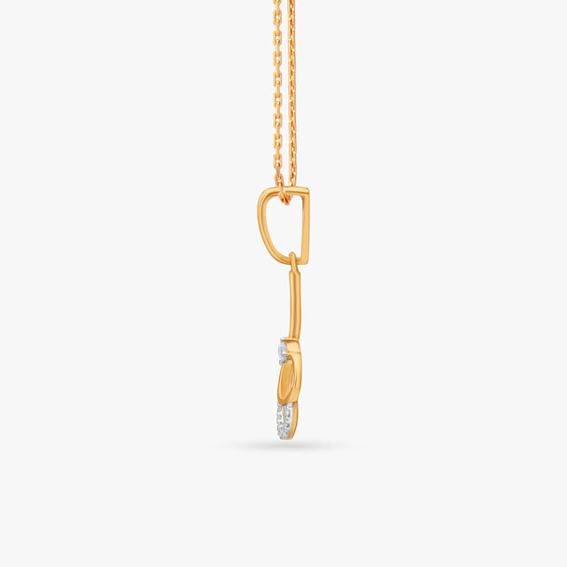 Minimalistic Design Diamond Pendant 2