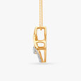 Double-Layer Diamond Pendant 2