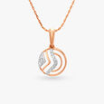 Contemporary Diamond Pendant 