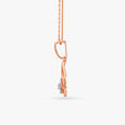 Chic Rose Gold Pendant With Diamonds,,hi-res 2