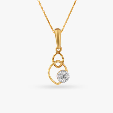 Double Charm Diamond Pendant