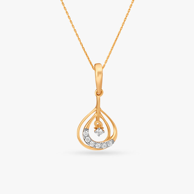 Stylish Diamond Pendant,,hi-res 