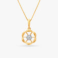 Circular Diamond Pendant 